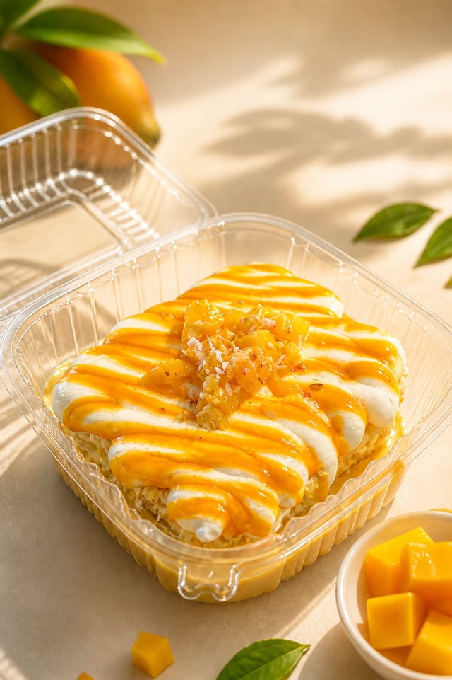 Mango Tres Leches Cake.