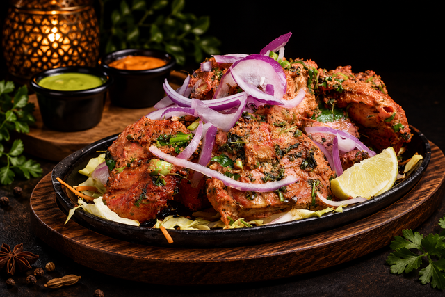 Chicken Tikka Kebab.
