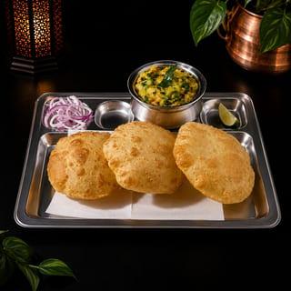 Poori (3 pcs) W/ Potato Masala