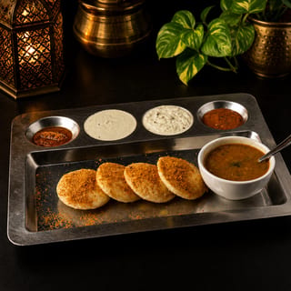 Ghee Karam Idli (4 pcs)