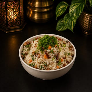 Burnt Garlic Veg Fried Rice