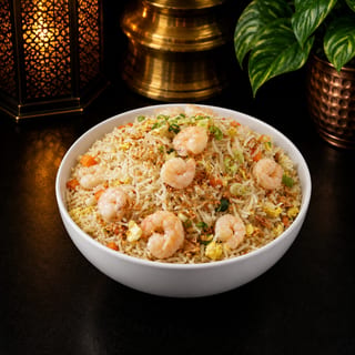 Burnt Garlic Shrimp Fried Rice