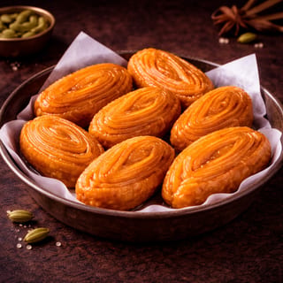 Fresh Madatha Kaaja (6 pcs)