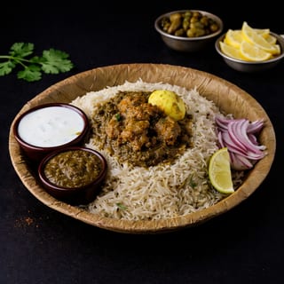 Gongura Chicken Pulao (Sorrel Leaf Chicken Pulao)
