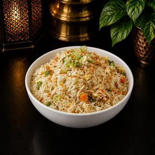 Burnt Garlic Egg Fried Rice