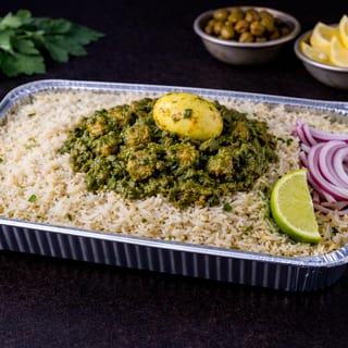 Family Pack Pachimirchi Chicken Pulao (Green Chilli Chicken Pulao)
