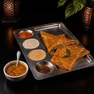 Pav Bhaji Cheese Dosa